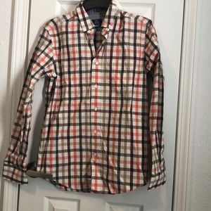 George Peach, Brown and Green Button Down